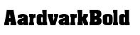 Aardvark Bold