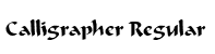 Calligrapher regular