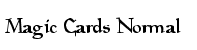 Magic cards normal